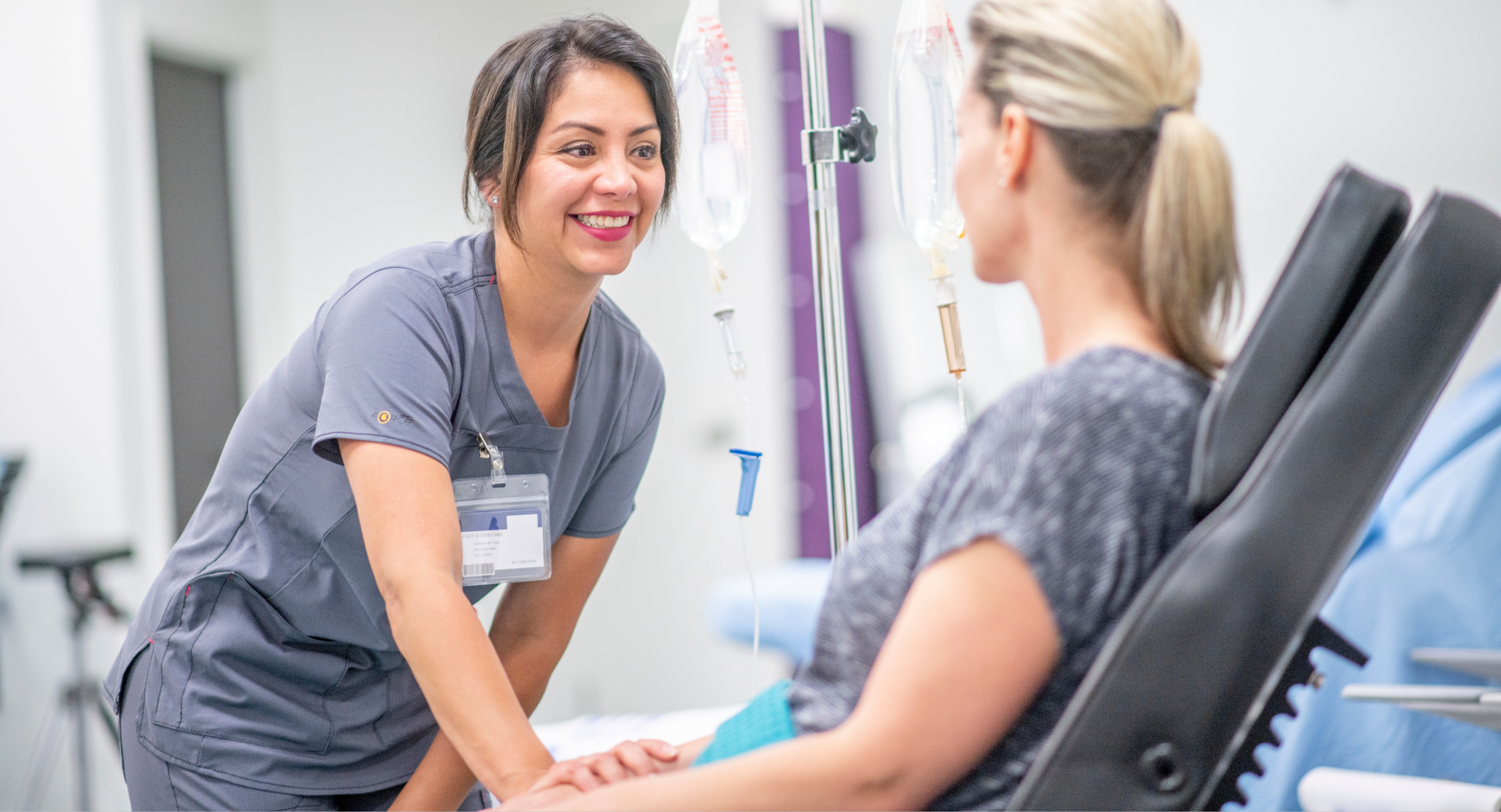 Submit an IV therapy booking request